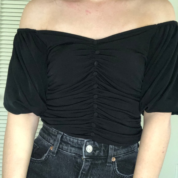Scrunched Crop Top - Picture 1 of 3